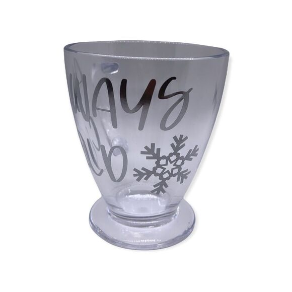 NWT Wool + Pepper Co. Always Cold Glass Mug - Picture 6 of 6